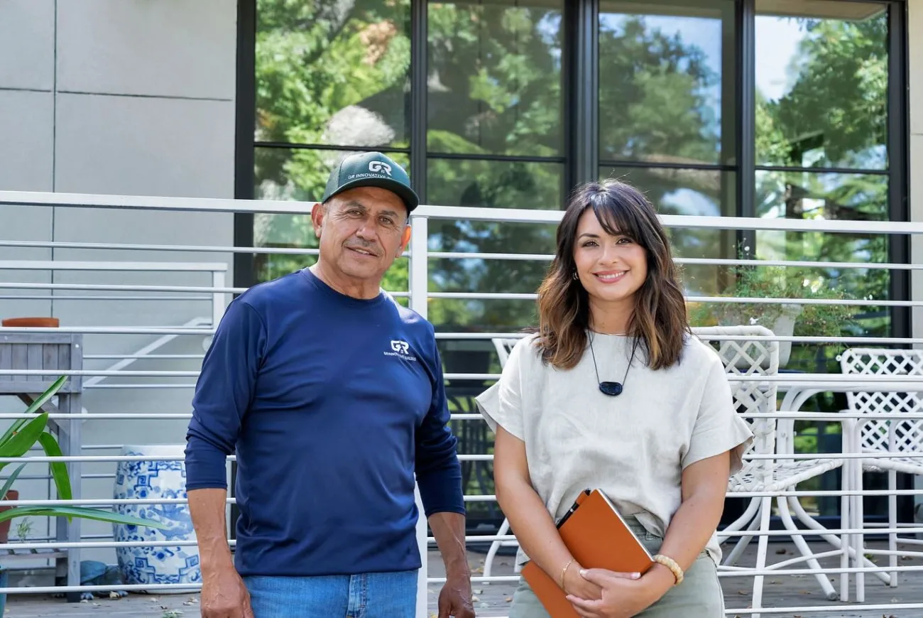 Gilbert Rodriguez and his daughter Marlyn Rodriguez of GR Innovative Builders